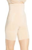 Nordstrom Item! SPANX OnCore High Waist Mid Thigh Shaper Shorts, Soft Nude, sz Large, retails $94+
