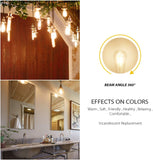 LVWIT ST64 LED Filament Bulb, Dimmable 800 Lumens, E26 Medium Base 60W Bulbs, 2700K Warm White, Edison Style Light Bulbs, 6 Pack - Retails $37+