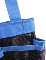 Portable Mesh Shower Caddy, Quick Dry Hanging Toiletry Tote Bag Organizer, Great for Home, Camping, Beach, Dorm etc - Blue