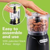 Hamilton Beach Food Processor Mini Chopper, 3 Cup, Electric, Black - Tested, Light Use