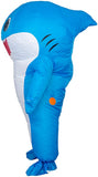Shark Chub Suit Inflatable Adult Halloween Costume - Blue, Retails $61+