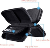 SUPGEAR Case for Nintendo Switch Lite, Protective Hard Shell Travel Carrying Case Pouch for Nintendo Switch Lite Console & Accessories with 10 Game Cartridges (Black)
