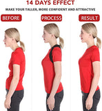 Schiara Posture Corrector for Men and Women - Comfortable Upper Back Brace, Adjustable Back Straightener Support for Neck, Back & Shoulder