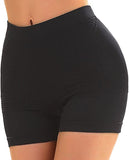CeesyJuly Womens Padded Shapewear Hip Enhancer Butt Lifter Waist Trainer Control Boyshorts, Black - Size S/M