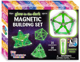 WONDERBOX WORKSHOP – Glow-in-the-Dark Magnetic Building Set – 55 Piece Kit. Unlimited Building Potential, STEM Construction Toy. Science, Engineering Maths Educational Gift for Children Boys Girls - Retails $50+