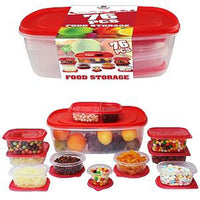 Grand Innovations Food Storage Containers With Lid 76 Pc Set!