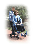 Drive 795BU Duet Dual Function Transport Wheelchair Walker Rollator, Burgundy, Retails $310+