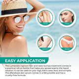 Lumanere Razor Bumps Solution for Ingrown Hair, Hair Inhibitor – After Shave Serum, Roll-on for Bikini Area, Legs and Underarm Area for Men and Women