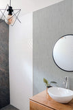 Arthouse 670901 Raffia Silver Wallpaper, Unpasted, one Wallpaper roll covers 58 square feet