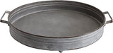 Creative Co-Op Round Decorative Iron Tray with Handles, Retails $70+