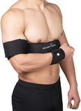 Wonder Care-Left Right Shoulder Immobilizer Arm Sling Elastic Brace for Clavicle Collar Bone Dislocation Subluxation Shoulder stabilizer Compression Brace After Rotator Cuff Surgery - Black-Size 3 (36-40")