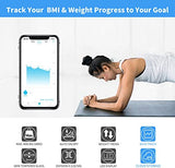 New in Box! Liorque Digital Body Weight Scale, Bathroom and BMI Scale with Smartphone App, 400 lb/180 kg, Black