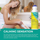 Lumanere Razor Bumps Solution for Ingrown Hair, Hair Inhibitor – After Shave Serum, Roll-on for Bikini Area, Legs and Underarm Area for Men and Women