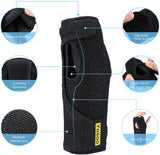 Wrist Brace, Yosoo Night Sleep Adjustable Neoprene 1 Pair Wrist Splint Hand Brace for Wrist Carpal Tunnel Syndrome Support, Arthritis, Sprains and Bursitis, Black