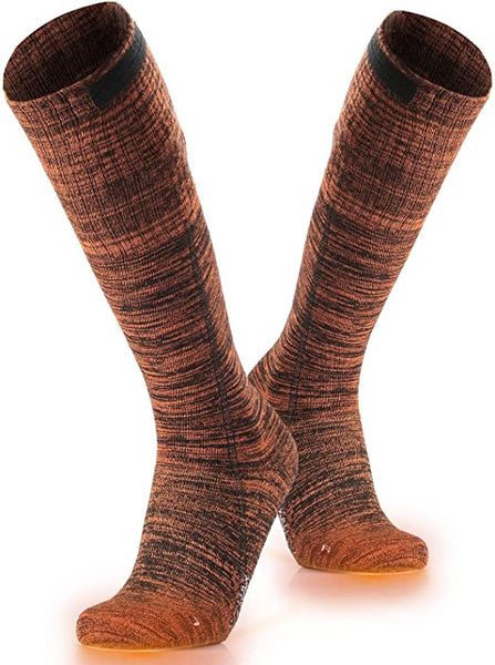 ORORO Heated Socks for Men and Women, Rechargeable Electric Socks for Cold Feet, Size Medium, fits Men 6-9 - Retails $110+