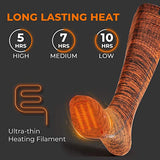 ORORO Heated Socks for Men and Women, Rechargeable Electric Socks for Cold Feet, Size Medium, fits Men 6-9 - Retails $110+