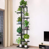 New in box! ZZBIQS Indoor/Outdoor Metal 8 Tier Plant Stand Holder (Dark grey)! Could also be use for bookshelf, display rack etc!