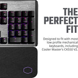 Cooler Master WR531 Wrist Rest with Low-Friction Surface, Anti-Slip Base, and Splash-Resistant Coating