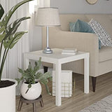 Ameriwood Home Parsons, White End Table New in Box, Only have 1 in stock!