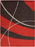 Wayfair Item! eCarpetGallery Cos Rectangular Rug, Made in Belgium - 3'11 x 5'7 - Red