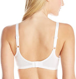 Wonderbra Women's Firm-Support Seamless Cup Underwire Bra, White 40DD