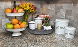 Creative Co-Op Round Decorative Iron Tray with Handles, Retails $70+