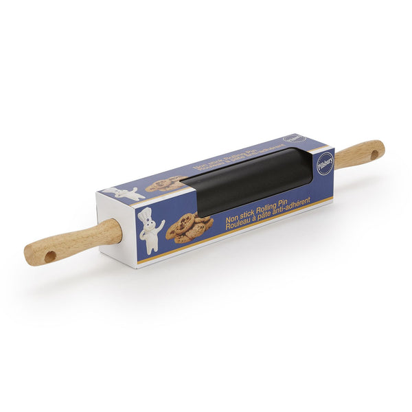 Pillsbury Rolling Pin, The perfect baking tool for every kitchen. Perfect for making pie, biscuits, cookies and more! Non-stick coating for effortless food release.