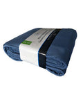 MAINSTAYS Solid Blue Micro Fleece Blanket, 90" x 90", 100% polyester