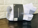 New in package! Men's Amazon Essentials 10 Pair cushioned low cut socks, shoe Sz 6-12!