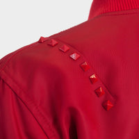 Unisex Authentic Designer Valentino Rockstud Bomber Jacket, Made in Italy! Size Large. Retails $3200+