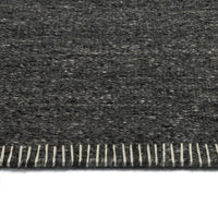 Hand Woven Alliviah Flatweave Charcoal Area Rug by Latitude Run! 5Ft X 7Ft 9 Inch! Stain Resistant! Made in India! Retails $479+