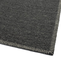 Hand Woven Alliviah Flatweave Charcoal Area Rug by Latitude Run! 5Ft X 7Ft 9 Inch! Stain Resistant! Made in India! Retails $479+
