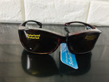 New Solar Shield Fits-Over Sunglasses or wear on their own! Polycarbonate Polarized Lenses! 100% UVA/UVB protection! Scratch Resistant Lenses! AMBER M 3W115T