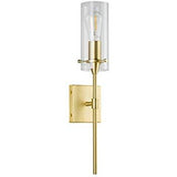 New in box! Wayfair Angelina 1 - Light Dimmable Wallchiere in Satin Brass! Retails $143+