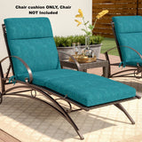New Wayfair Indoor/Outdoor Seat/Back Cushion in Aqua Blue by Blazing Needles! Retails $160+ CHAIR NOT INCLUDED!!