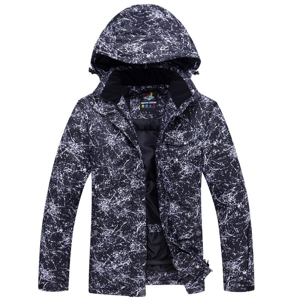New with tags! Arctic Queen Brand Waterproof Windproof And Warm Breathable Fabric Jacket Women's Skiing And Snowboard Jacket, black doodle, Sz L!
