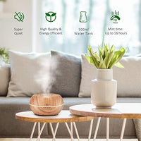 TWO-IN-ONE DIFFUSER & HUMIDIFIER WITH REMOTE! LARGE CAPACITY 16 HR RUN TIME & 7 LED LIGHTS!