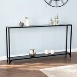 New Wayfair Item! Matte Black Long 56" Narrow Console Table! Retails $267+
