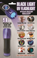 Brand new Blacklight Master 9 LED UV Flashlight - All-purpose Black Light Makes it Glow!