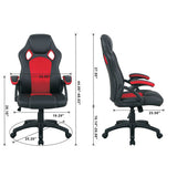 New FULLY ASSEMBLED! Brassex Eclipse Ergonomic Gaming/Office Chair in Red! Retails $23O+