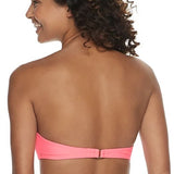 New with tags! Breaking Waves Bikini includes Bust Enhancer Bandeau Swim Bra with removable halter strap & side tie low rise bottoms, Bright Coral, Sz S! Much brighter than main pic as shown in other pics BRIGHT CORAL!! INCLUDES 2 PIECES