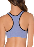 New Fruit of the Loom Women’s Built Up Tank Style Sports Bra, Blue, Sz 48!