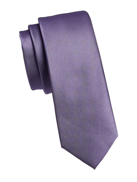 New with tags! Men's Calvin Klein Solid Lilac Purple Solid Slim Tie!