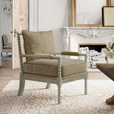 New in box! Great Quality French Country Chelle Armchair by Kelly Clarkson Home in Taupe! Wayfair Item! Retails $550+ On Sale!