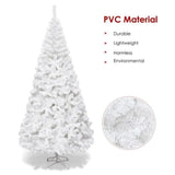 New in box! Costway 7 ft. Artificial PVC Christmas Tree with Stand White