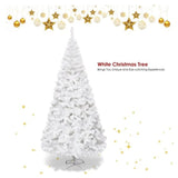 New in box! Costway 7 ft. Artificial PVC Christmas Tree with Stand White