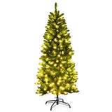 New in box! Costway 5-ft Slim Green Artificial Christmas Tree CM22809, Retails $143+