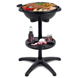 New in box! Wayfair 1350W Outdoor BBQ Freestanding Electric Grill with Removable Stand by Costway! Retails $280+ (Small dent on top cover from transport)