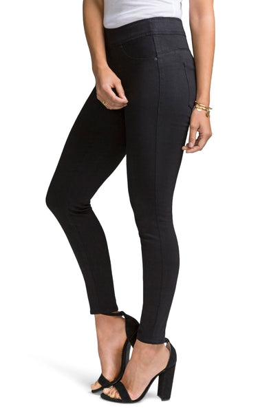 Women's Sculpt Legging Pull-On Jeans In Curves 360 Denim, Black, Sz 8! Retails $110+