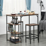 New Wayfair 17 Stories Assembled Cleverly 2 - Person Counter Height Dining Set! Retails $245+